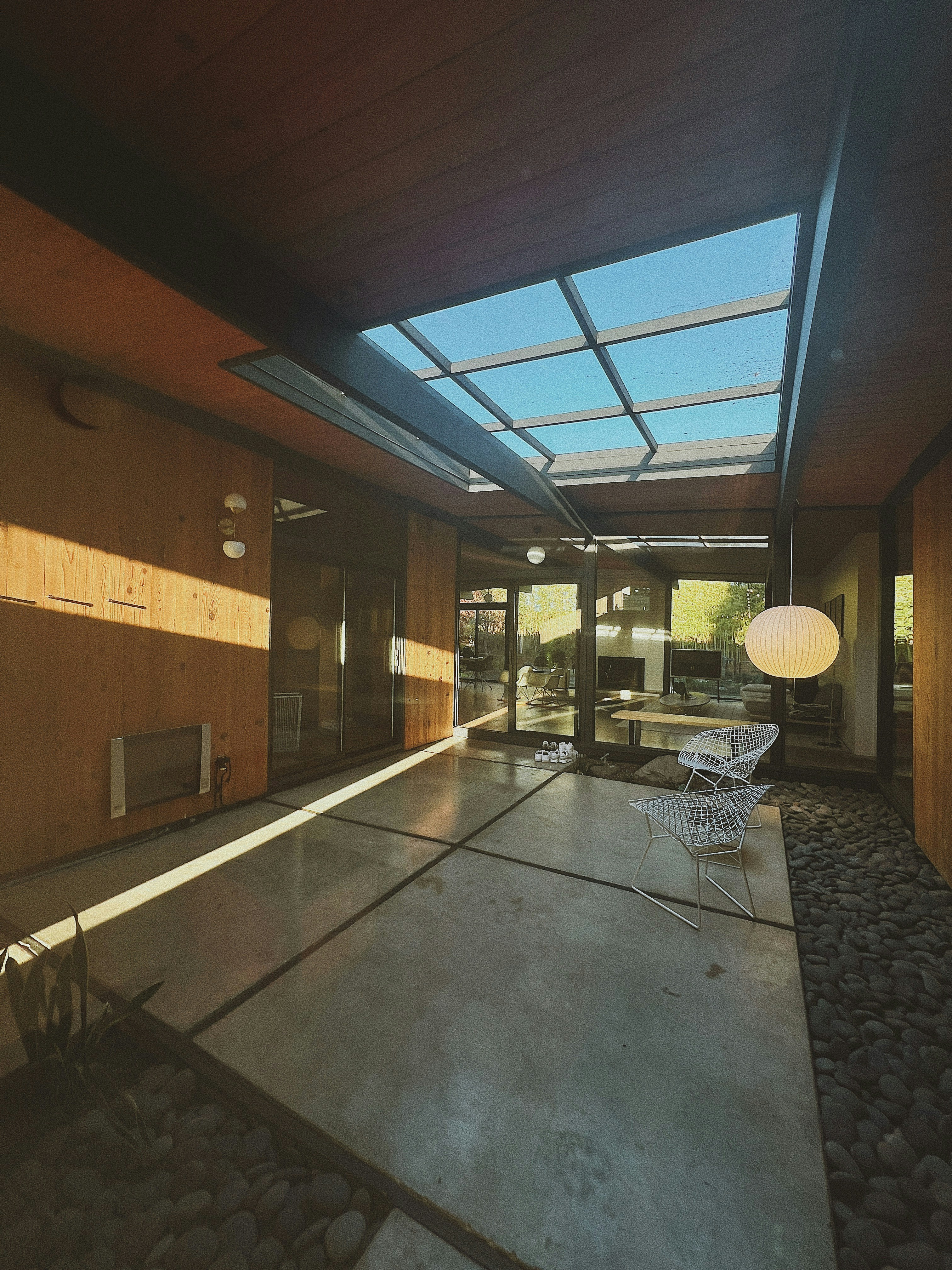 Design-led open interior with clean architectural lines