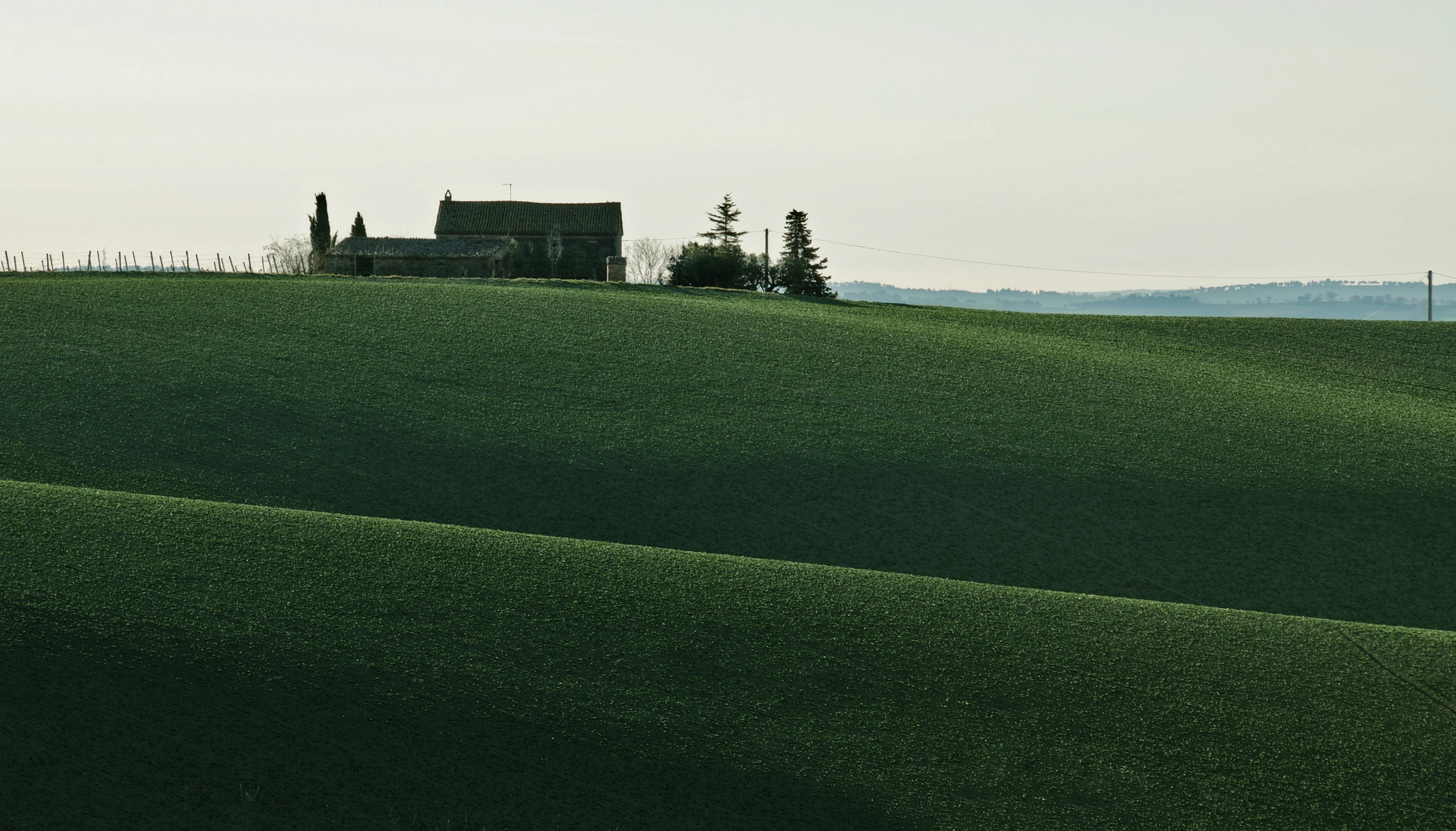 Open retreat land with space and quiet